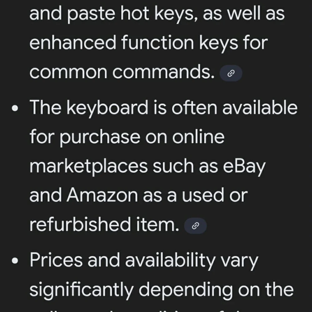 Microsoft Office Keyboard in Gray and White